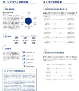 キャリアタイプ診断の結果